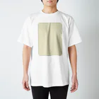 麻雀ロゴTシャツショップ 雀喰 -JUNK-の麻雀牌 白 ハク ＜三元牌 シロ> Regular Fit T-Shirt