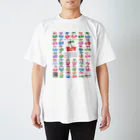 BIRD-KISSのFACE_Tシャツ（両面） Regular Fit T-Shirt