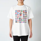 BIRD-KISSのTwins_Tシャツ（両面） Regular Fit T-Shirt