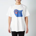 Fumio MatsubayashiのHIGH FIVE CAT BLUE スタンダードTシャツ