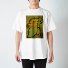 sumoking_smokingのHYAKU NEN IKIRUYO Regular Fit T-Shirt