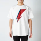 DRIPPEDのLIGHTNING BOLT -GLAM ROCK MAKE UP- Regular Fit T-Shirt