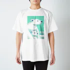 MashMashのシロクマ親子 スタンダードTシャツ