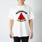 DRIPPEDのWATERMELON 扇形 Regular Fit T-Shirt