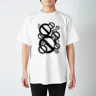 cosmicatiromの沢山の禁止 黒 Regular Fit T-Shirt