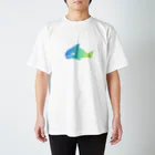 白井かえるのグラデーションサメ Regular Fit T-Shirt