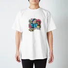 Cody the LovebirdのChubby Bird オカメインコとマンドリン　Birdic Inspiration Regular Fit T-Shirt