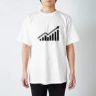 KYUBEYの右肩上がりの矢印 Regular Fit T-Shirt