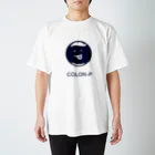 colon-pのコロンピさんのTシャツ2016 ブルーロゴ Regular Fit T-Shirt