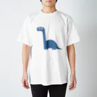 mun_suuの青い恐竜くん Regular Fit T-Shirt