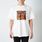 PORTONE, ART, LABORATORY.のDuplication Ⅱ スタンダードTシャツ