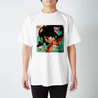 DJ Chin-Nen グッズのStay The Night - DJ CHIN-NEN × NOBU スタンダードTシャツ