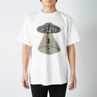 サユリアリティネオ🛸のUFOから宇宙人 スタンダードTシャツ