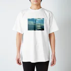 りりりのOcean Blue Regular Fit T-Shirt