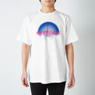 HYBS FOR MEのくものうえ (青ピンク) Regular Fit T-Shirt