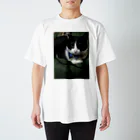 ハチワレ猫とらくがきの我が家のサン Regular Fit T-Shirt