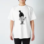 creamSODAのレレボーイwinter（シロ） Regular Fit T-Shirt