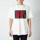 Barara_rozu.の白い薔薇を赤く塗ろう Regular Fit T-Shirt