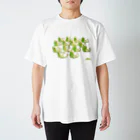 NinaのNINA Close Distance Amagaeru Green Regular Fit T-Shirt