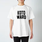 JIMOTO Wear Local Japanの江東区 KOTO WARD スタンダードTシャツ