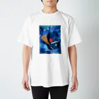 青猫の森の星の魔法使いTシャツ Regular Fit T-Shirt