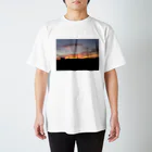 ばにーすぺーの夕焼けぞら スタンダードTシャツ