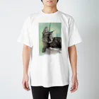 kinako-japanのきじねこのミクちゃん Regular Fit T-Shirt