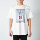 Kiyusama_bgmのCAKE FACE RABIT Regular Fit T-Shirt