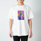 MoMoMの花柄 スタンダードTシャツ