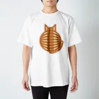 SHOP W　SUZURI店の猫の丸い背中（チャトラ） Tシャツ Regular Fit T-Shirt