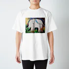 FUNAMIKI ARTのHappy Elephant  スタンダードTシャツ