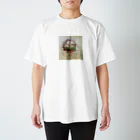 kaori＊ボタンのビーズフラワー Regular Fit T-Shirt