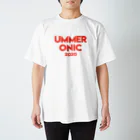 UMMER ONIC 2020 公式グッズショップのUMMER ONIC (赤ロゴ) スタンダードTシャツ