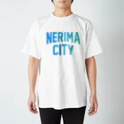 JIMOTOE Wear Local Japanの練馬区 NERIMA CITY ロゴブルー Regular Fit T-Shirt