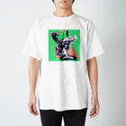 NeruQooNeluのNQN YOGA ART T-shirts Regular Fit T-Shirt