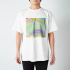 ハッピースマイルのカラフルキャンディードリーム Regular Fit T-Shirt