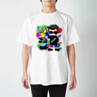 秘密結社(ㆁөㆁ)青い鳥のギャングスタ＆唯我HIPHOP丸シリーズ Regular Fit T-Shirt