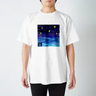 SDGs JAPANのSDGs17. 星はどうして輝いているんだと思う？ スタンダードTシャツ