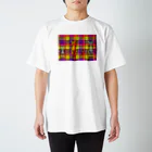 須藤健一のタータンキャット スタンダードTシャツ