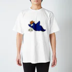 しちみ楼のピーヨ服 blue スタンダードTシャツ