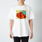 ひじりやノエルのおめで鯛【水星人のスイスイちゃん】 Regular Fit T-Shirt