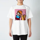 くまさんしょっぷのなかよしこよし Regular Fit T-Shirt