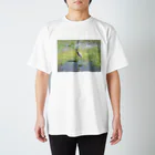 Oysterstarのアオサギくん（幼鳥） Regular Fit T-Shirt