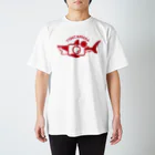 さかたようこ / サメ画家の〈単136会〉T136SAME―赤 スタンダードTシャツ