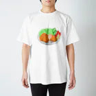 いくら丼のカニクリームコロッケ スタンダードTシャツ