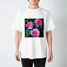 aoki_tanの牡丹の花 スタンダードTシャツ