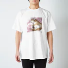 カエルショップ屋さんの花柄クッキーちゃん Regular Fit T-Shirt