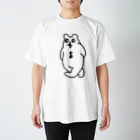 中田らりるれろの店の歩き中田(黒) Regular Fit T-Shirt