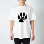 真希ナルセ（マキナル）のちらり柴犬（黒柴） Regular Fit T-Shirt