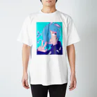 MANNZOKUの真っ青くん スタンダードTシャツ